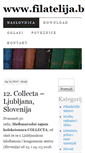 Mobile Screenshot of filatelija.biz